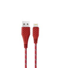 ENERGEA NyloXtreme Combat Lightning Cable - Red 1.5m