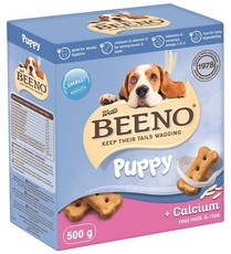 Beeno - Puppy Crunchy Biscuit Treats With Calcium - 0.5kg