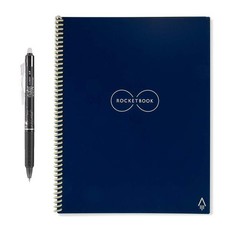 A4 Rocketbook Everlast Endlessly Reusable Smart Notebook Dark Blue