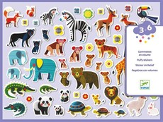 Djeco Foam Stickers - Mothers & Babies