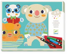 Djeco Colouring Crafts -3 Chalkboards " Cuties "