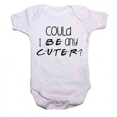 Qtees Africa Could I Be Any Cuter Baby Grow