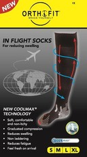 Orthofit Inflight Socks - Sheer - Small