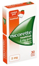 Nicorette Gum Fresh Fruit 2mg - 30's