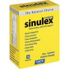 Sinulex - Natural Sinus, Colds and Flu Support - 30 Capsules