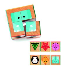 Djeco Wooden Cube Puzzle - CubaBasic