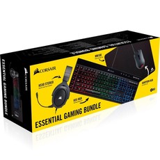 Corsair 3-IN-1 Gaming Bundle K55 RGB Keyboard; M55 RGB PRO Mouse; MM300 Cloth Mousepad - Medium