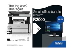 Epson Mono Ecotank M2140 3-in-1 Printer Small Office Bundle