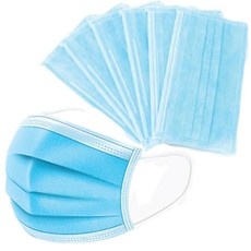Face Masks 3Ply Disposable - Pack of 50