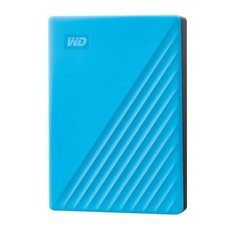 WD MY Passport 4TB Portable Hard Drive - Blue