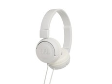 JBL T450 Wired On-Ear Headphones - White