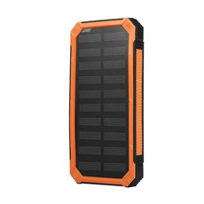20000mAh Solar Charging External Power Bank- Orange