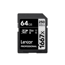 Lexar 64GB 250MB/s SD Pro 1667x