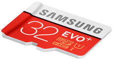 Samsung 32GB Micro SDHC Evo Plus Flash Drive