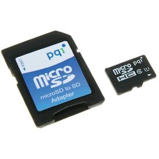 PQI 64GB microSD UHS-I Class10 with Adapter