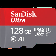 SanDisk 128GB MicroSDXC Memory Card with SD Adapter