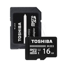 Toshiba 16GB 100MB/s MicroSD C10 With Adapter