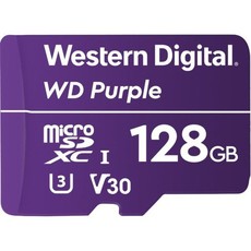 Wd Purple 128GB Microsd Card - Purple