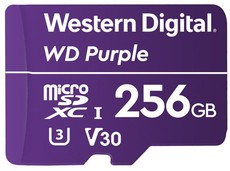 WD Purple 256GB Microsd Card - Purple