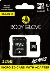 Body Glove 32GB Class 10 Memory Micro SD Adapter