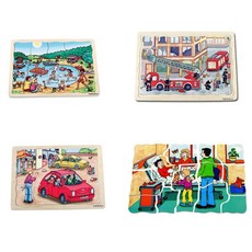 Beleduc Ultimate Layer-Puzzle Set: Set of 4