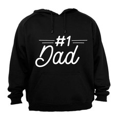 #1 Dad - Hoodie - Black