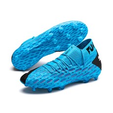 Puma Men's Future 5.1 Netfit Firm Ground Soccer Boots - Luminous Blue