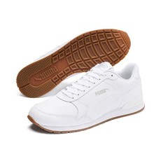 Puma Men's ST Runner v2 Full Length Running Shoes - White/Brown