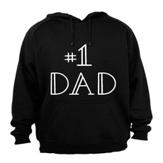 #1 Dad!! - Hoodie - Black