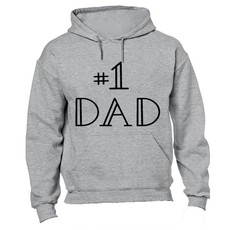 #1 Dad!! - Hoodie - Grey