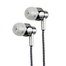 Astrum Electro Painted Earphone with In-Wire Mic - Silver