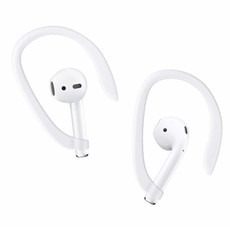 Compatible AirPods Protective Earhooks Silicone Sports Anti Loss Ear Hooks White