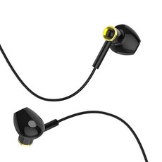 Extra Bass Earphone Compatible With Android iPhone 3.5mm Plug Black