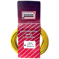 Edison - Automotive Wire - 1.5mm x 5m - Yellow