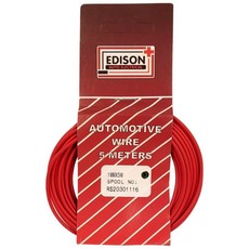 Edison - Automotive Wire - 1.0mm x 5m - Red