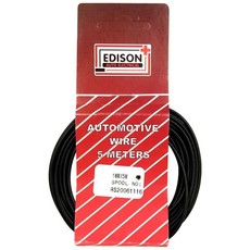 Edison - Automotive Wire - 1.0mm x 5m - Black