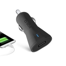SBS 1000 mAh Car Charger with 1 USB Port