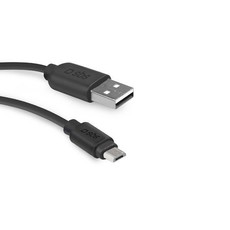 SBS Data Charging Cable USB 2.0 to Micro USB - Black 1m