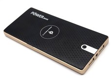 2-in-1 Wireless Smartphone Charger Qi & Powerbank 10000 mAh - Black