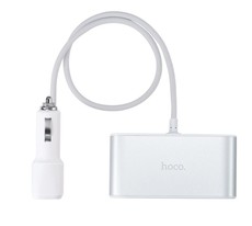 Hoco LCD one-pull-three car charger