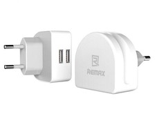 Remax Moon Series 2 USB Port 2.1A White Wall Charger