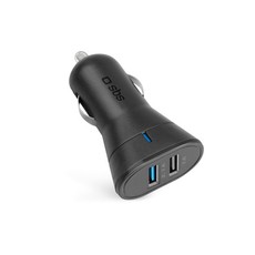SBS 3100 mAh Car Charger with 2 USB Ports
