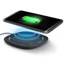 SBS Wireless Desktop Smartphone Charger Base - 10W - Black