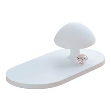 Touch-control Mushroom Night Light & Wireless Charging Pad - White