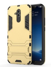 2-in-1 Dual Shockproof Stand Case for Huawei Mate 20 Lite Gold