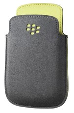 BlackBerry 9320 - Microfiber Pocket - Grey and Spring Green