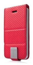 Capdase Folder Case Upper Polka iPhone 5/5S/SE - Red & Grey