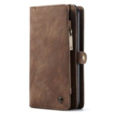 Detachable Magnetic Leather Phone Case & Wallet for Huawei P30 - Brown