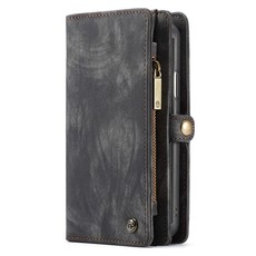 Detachable Magnetic Leather Phone Case & Wallet for iPhone XS Max - Black