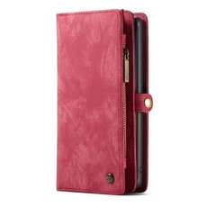Detachable Magnetic Leather Phone Case & Wallet for Samsung Note 10+ - Red